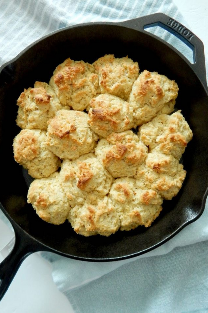 Skillet Cream Biscuits