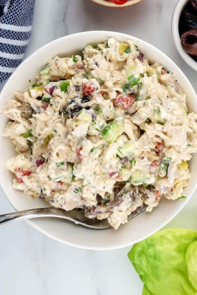chicken salad recipe with ranch dressing mix and cream cheese Classic Chicken Salad