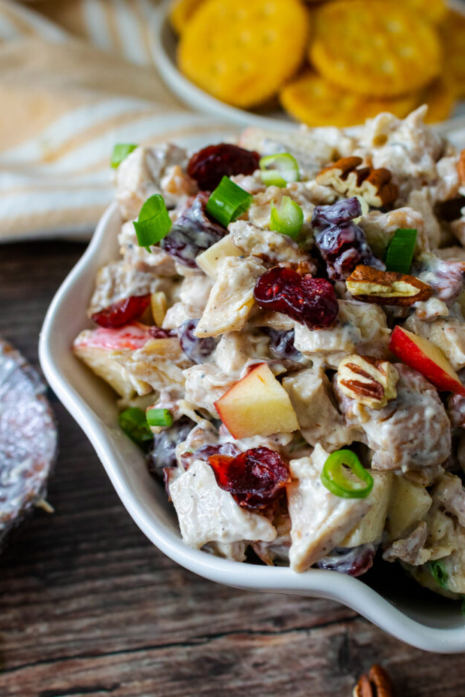 Tropical Chicken Salad & Cheeseball